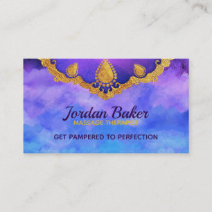 Massage Therapist Business Cards