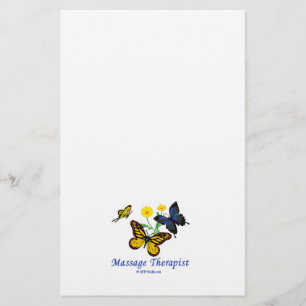 Massage Therapist Butterflies Flyer