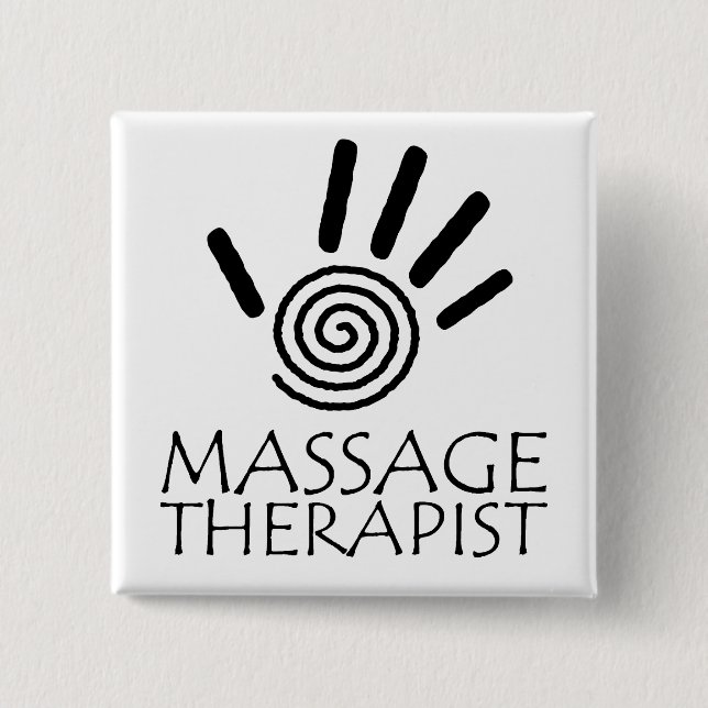 Massage Therapist Button (Front)