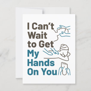 Massage Therapist Can't Wait to Get Hands On You Postcard