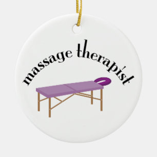 Massage Therapist Ceramic Tree Decoration