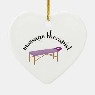Massage Therapist Ceramic Tree Decoration