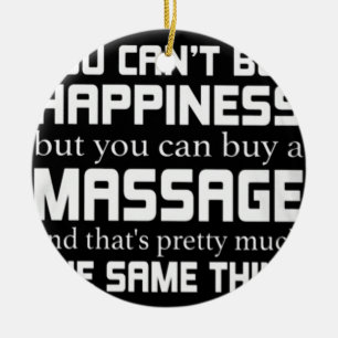 Massage Therapist Ceramic Tree Decoration