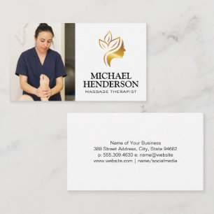Massage Therapist   Foot Massage Therapy  Business Card