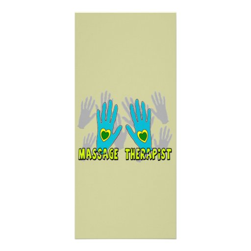 Massage Therapist Gifts Custom Rack Cards | Zazzle