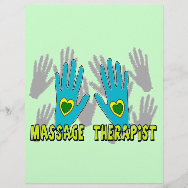 Massage Therapist Gifts Flyer (Front)