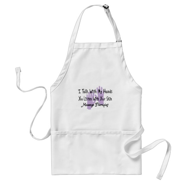 Massage therapist Gifts--Hands Design Standard Apron (Front)