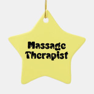 Massage Therapist Hand Prints Ceramic Tree Decoration