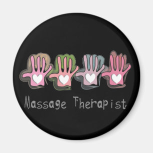Massage Therapist  'Hands" Design Gifts Magnet