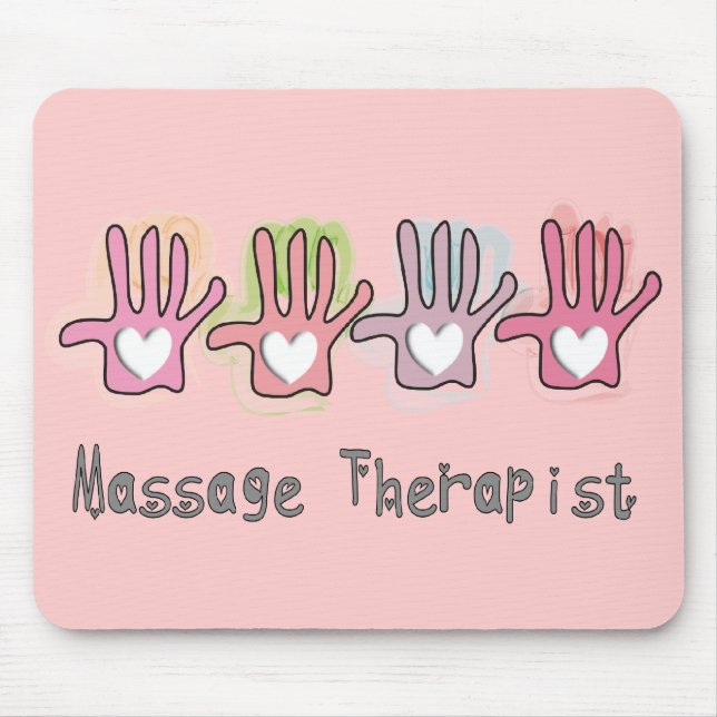 Massage Therapist  'Hands" Design Gifts Mouse Mat (Front)