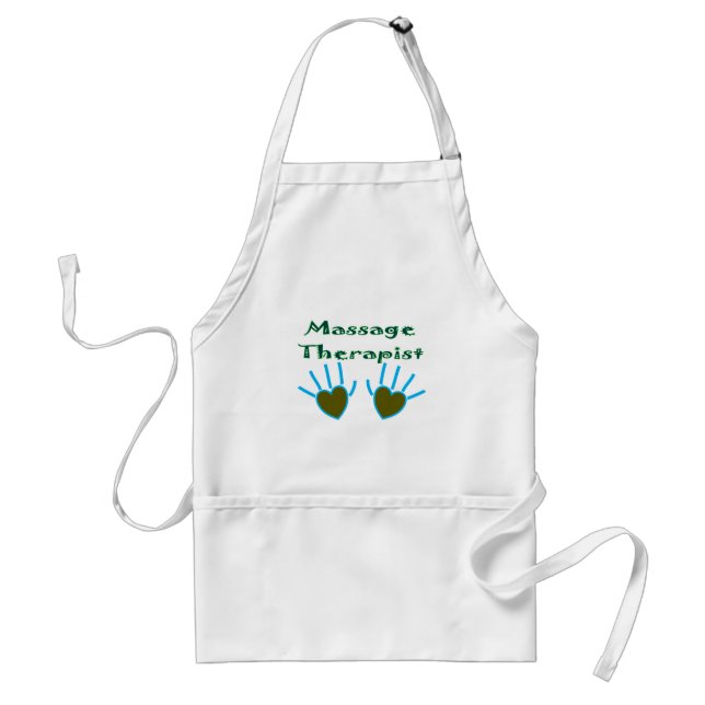 Massage Therapist Heart Hands Gifts Standard Apron (Front)