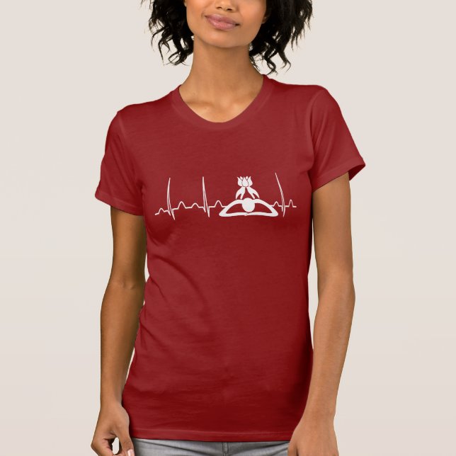 Massage Therapist Heartbeat T-Shirt (Front)