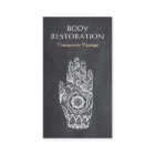 Massage Therapist Henna Lotus Tattoo Hand