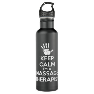 Massage Therapist - Keep Calm 710 Ml Water Bottle