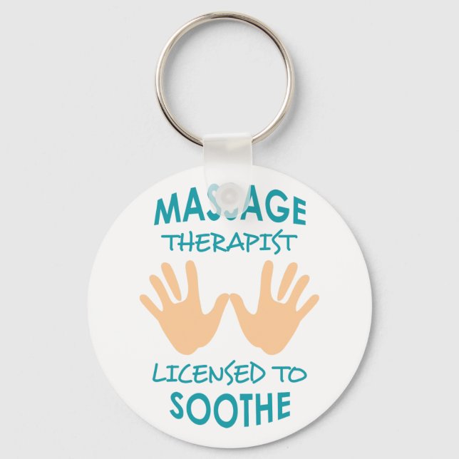 Massage Therapist Key Ring (Front)