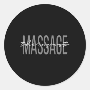 Massage Therapist Lmt Massage Therapist Classic Round Sticker
