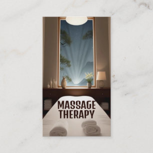 Massage Therapist Massage Room  Business Card