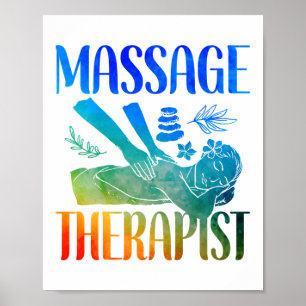 Massage Therapist Massage Therapy Massage Poster