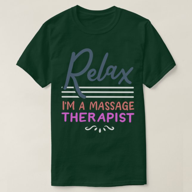 Massage Therapist Massage Therapy T-Shirt (Design Front)