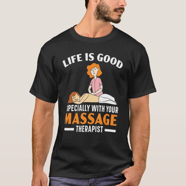 Massage Therapist Muscle Therapy Relaxation Spa Lm T-Shirt (Front)