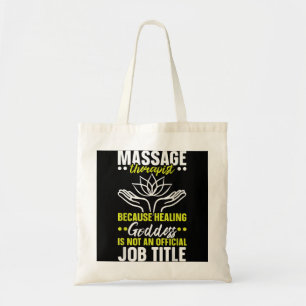 Massage Therapist Muscle Therapy Relaxation Spa Tote Bag