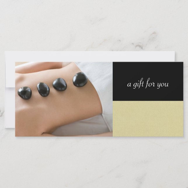 Massage Therapist or Day Spa Gift Certificates (Front)