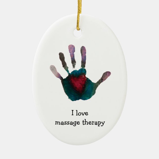 Massage Therapist Ornament (Front)