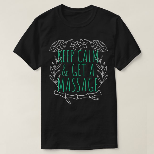 Massage Therapist Physical Therapy Funny Massage T T-Shirt (Design Front)