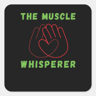 Massage Therapist Physiotherapist Square Sticker