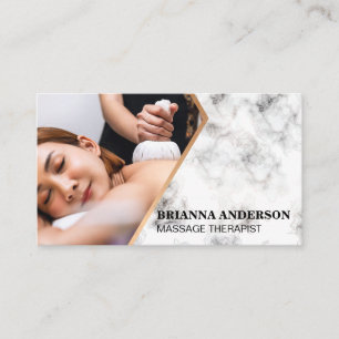 Massage Therapist Session Health Spa Business Card