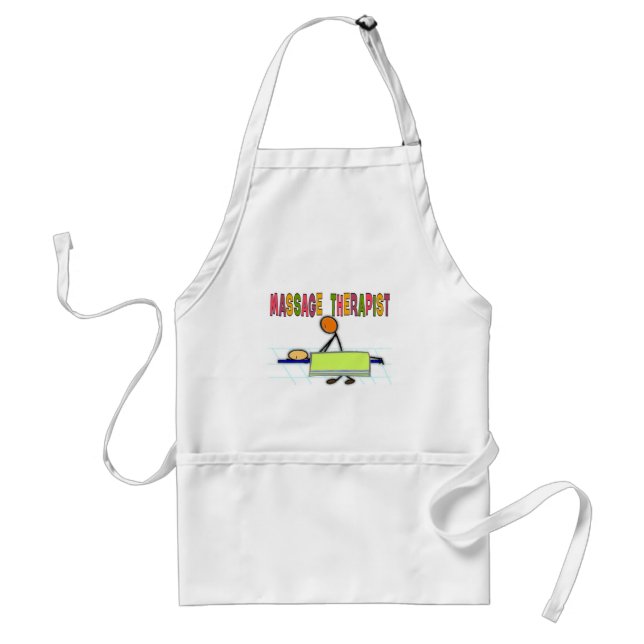 Massage Therapist Stick People Design  Gifts Standard Apron (Front)