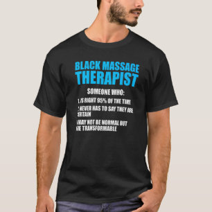 Massage Therapist Wellness Therapy 3 T-Shirt
