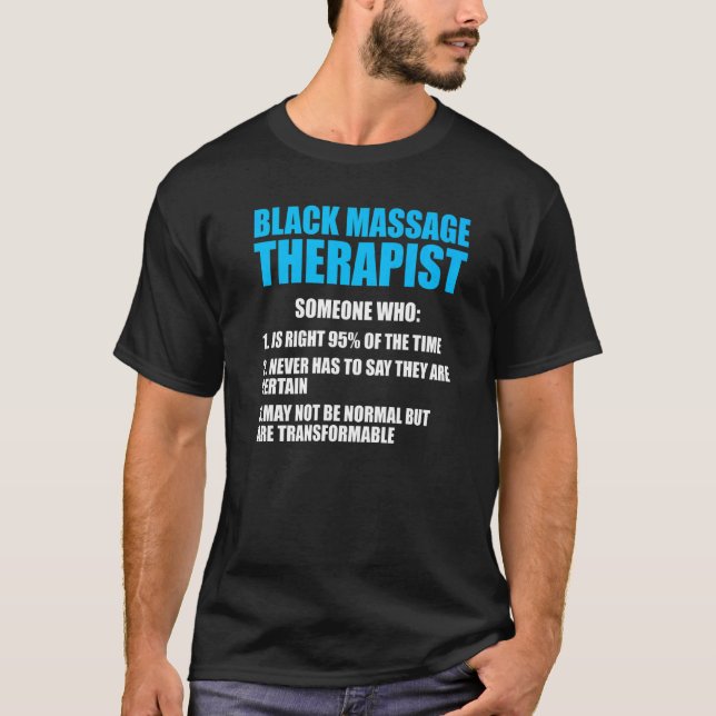 Massage Therapist  Wellness Therapy   3 T-Shirt (Front)