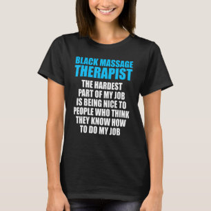 Massage Therapist Wellness Therapy 9 T-Shirt