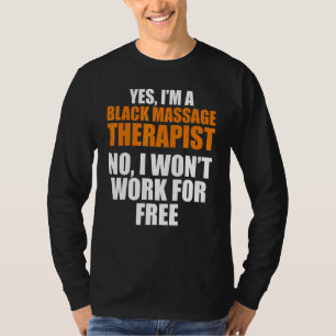 Massage Therapist Wellness Therapy T-Shirt