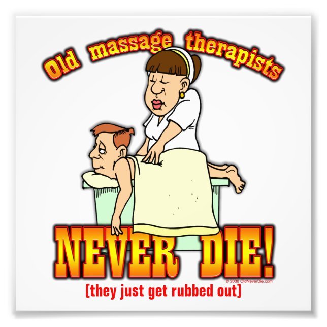 Massage Therapists Photo Print (Front)