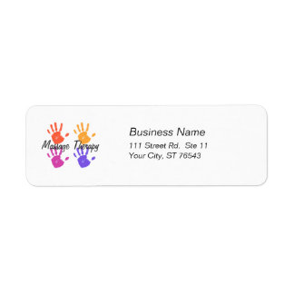 Massage Therapy Address Label