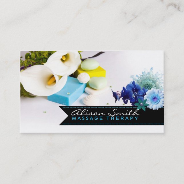 Massage Therapy Business card (Front)