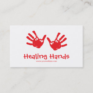 Massage therapy business card