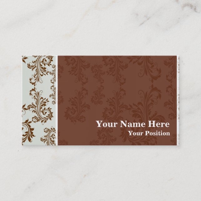 Massage Therapy Business Card (Front)