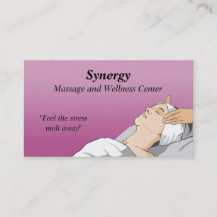 Massage Therapy business card