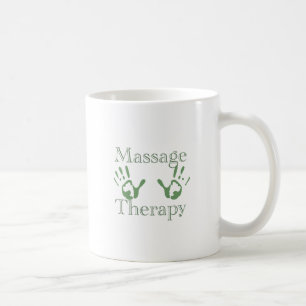 Massage therapy hand prints coffee mug