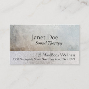 Massage Therapy Healing Arts Business Card
