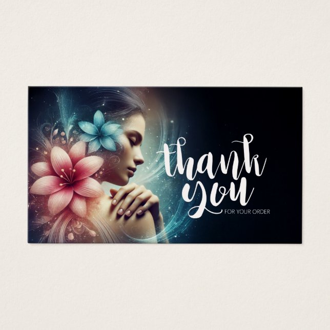 Massage Therapy Healing Hands Energy Spa Thank You (Front)