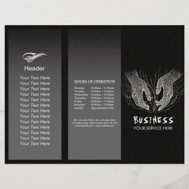 Massage Therapy Healing Hands Energy Spa Wellness (Front)