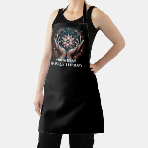 Massage Therapy Healing Hands Energy Spa Wellness Apron