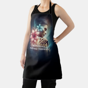 Massage Therapy Healing Hands Energy Spa Wellness Apron