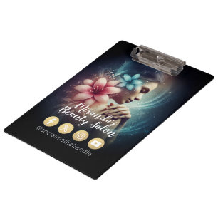 Massage Therapy Healing Hands Energy Spa Wellness Clipboard