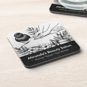 Massage Therapy Healing Hands Energy Spa Wellness Coaster