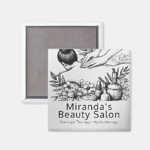 Massage Therapy Healing Hands Energy Spa Wellness Magnet